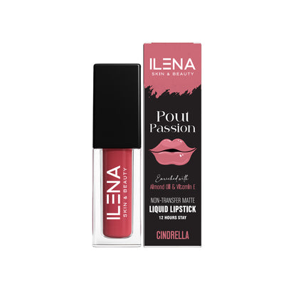 ILENA Pout Passion Liquid Lipstick, Cindrella Shade