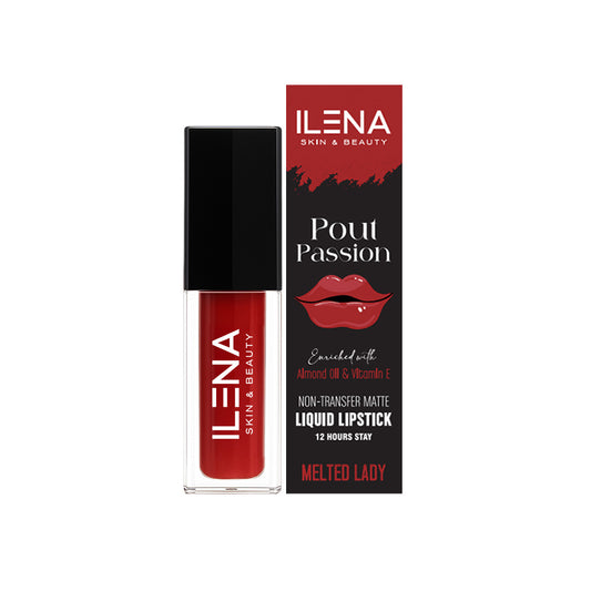 ILENA Pout Passion Liquid Lipstick, Melted Lady Shade